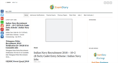 Desktop Screenshot of edu.examdiary.com